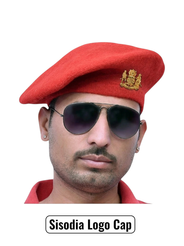 Sisodiye Lobo & Beret Cap - Regal Heritage Style