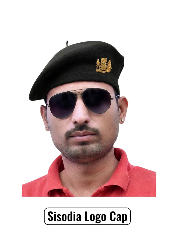 Sisodiye Lobo & Beret Cap - Regal Heritage Style