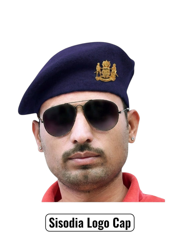 Sisodiye Lobo & Beret Cap - Regal Heritage Style