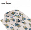Sanganeri print men's shirt from Modern Marwar featuring floral patterns on a light background