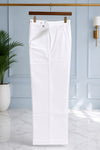 Men's white cotton kurta from Singh, showcasing Singh Men's Payzma-115-3 Regal Wedding Elegance