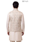 Traditional beige Singh SIMPLE KOTI-20-102-1-40 with intricate pattern for Royal Weddings