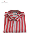 Modern Marwar stylish men's formal shirt in red and white striped design, perfect for elegant occasions