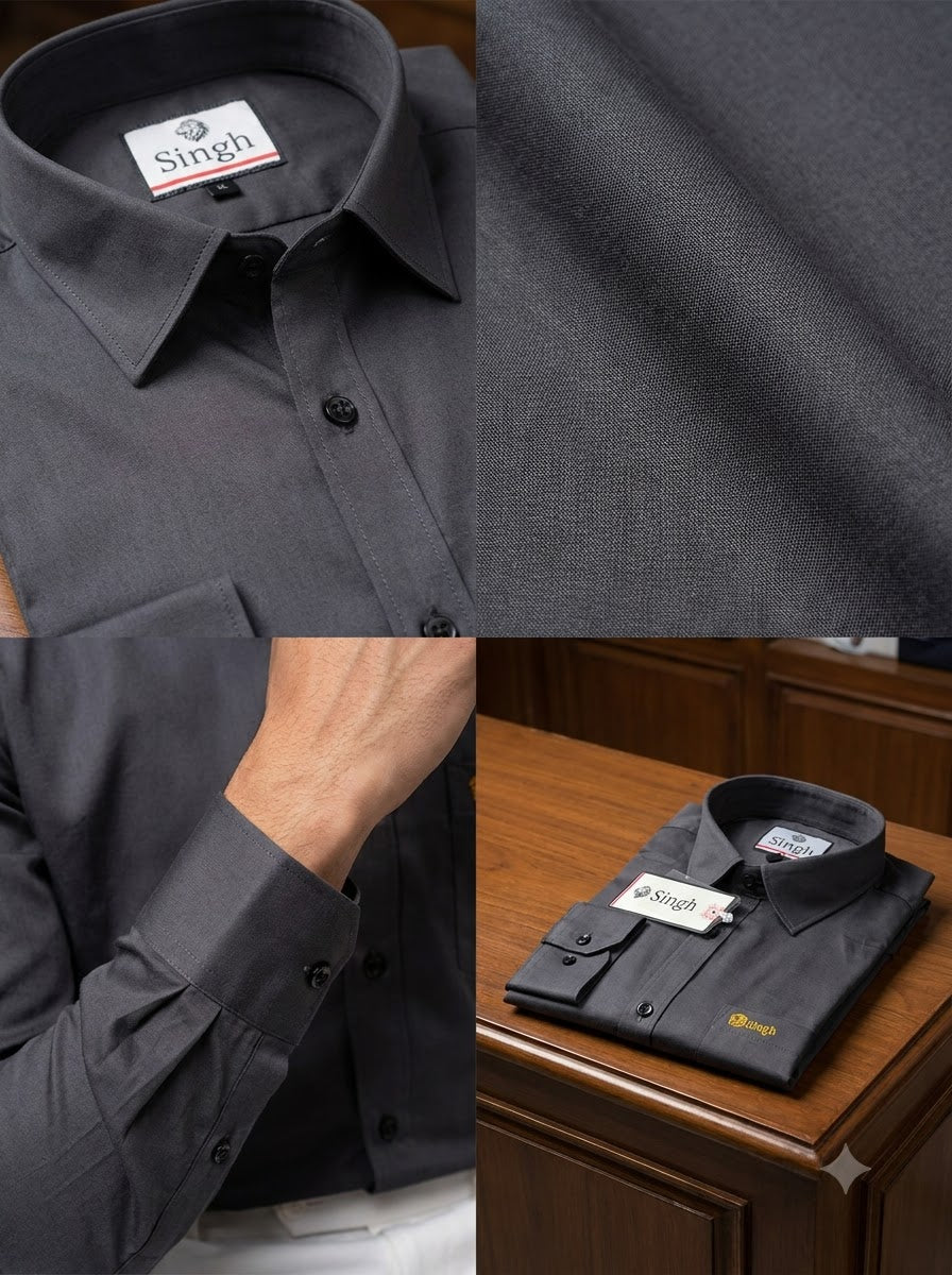 Singh Royal Lycra-5040 Mens Shirts: Regal Elegance for Weddings