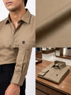 SINGH Men's Plain Shirt -15-101-7 Premium Royal Elegance