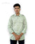 Modern Marwar stylish men's hunting shirts online in light green with two chest pockets