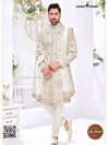 Elegant traditional Indian groom outfit by Modern Marwar with intricate embroidery and matching accessories