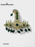 Beautiful traditional Indian hair accessory with intricate design and green gemstones from Modern Marwar