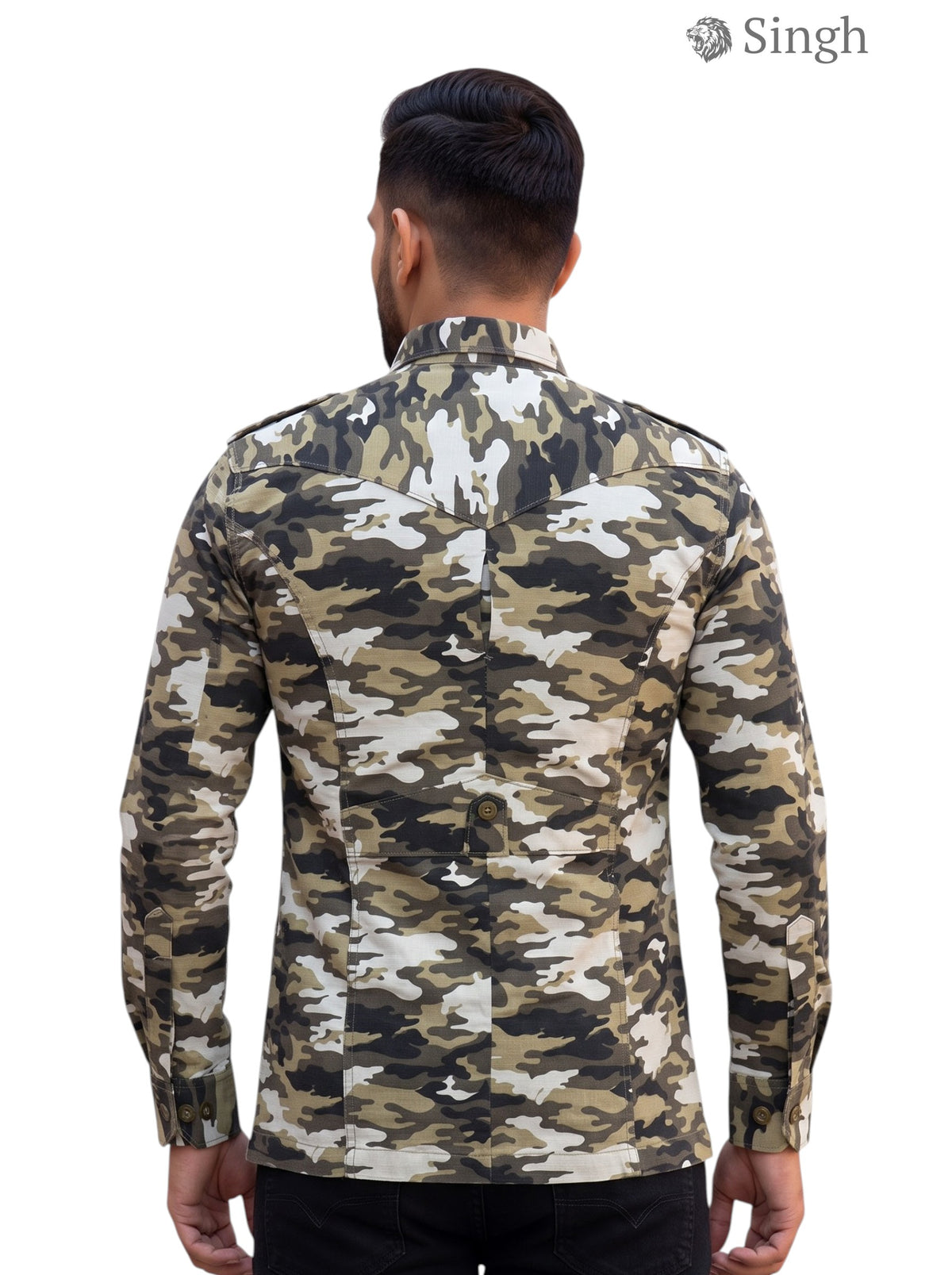 Singh Hunting Shirts-1309-6: Premium Royal Ethnic Wear
