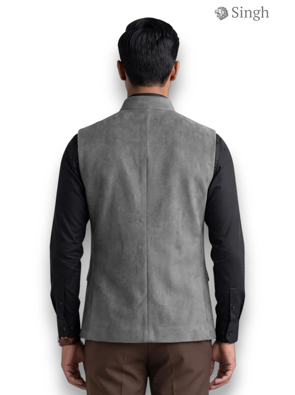 Singh Velvet Koti-20-5023-6: Luxury Wedding Vest