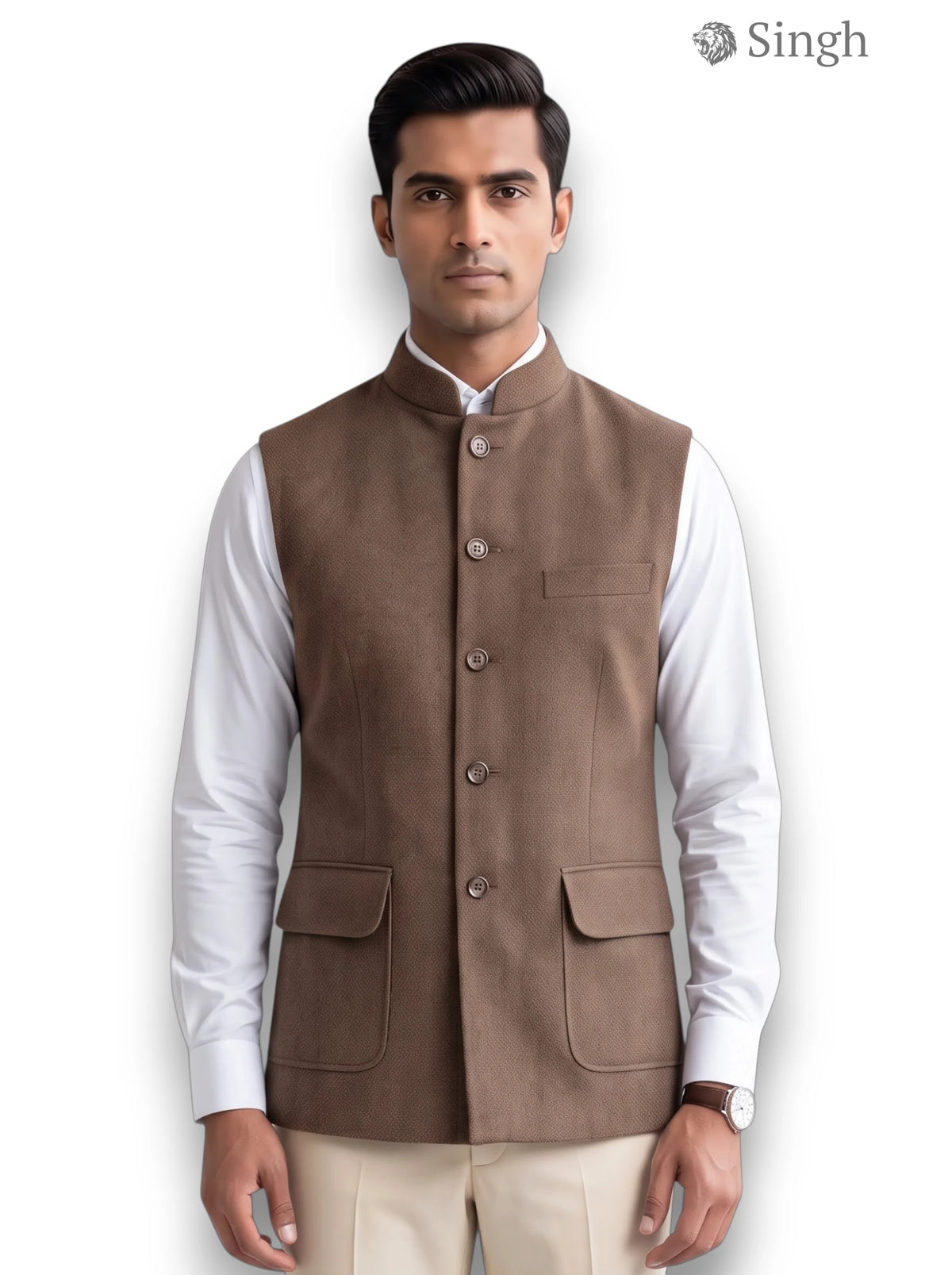 Singh Velvet Koti-20-5023-6: Luxury Wedding Vest