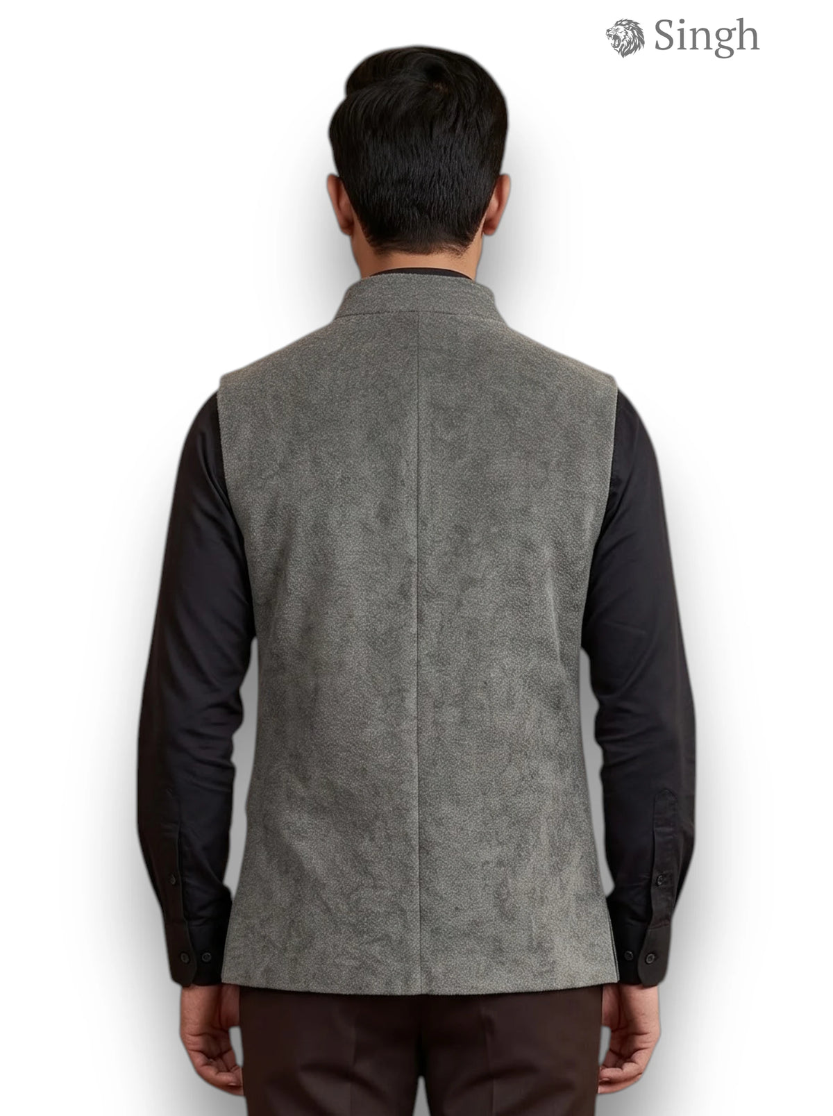 Singh Velvet Koti-20-5023-6: Luxury Wedding Vest