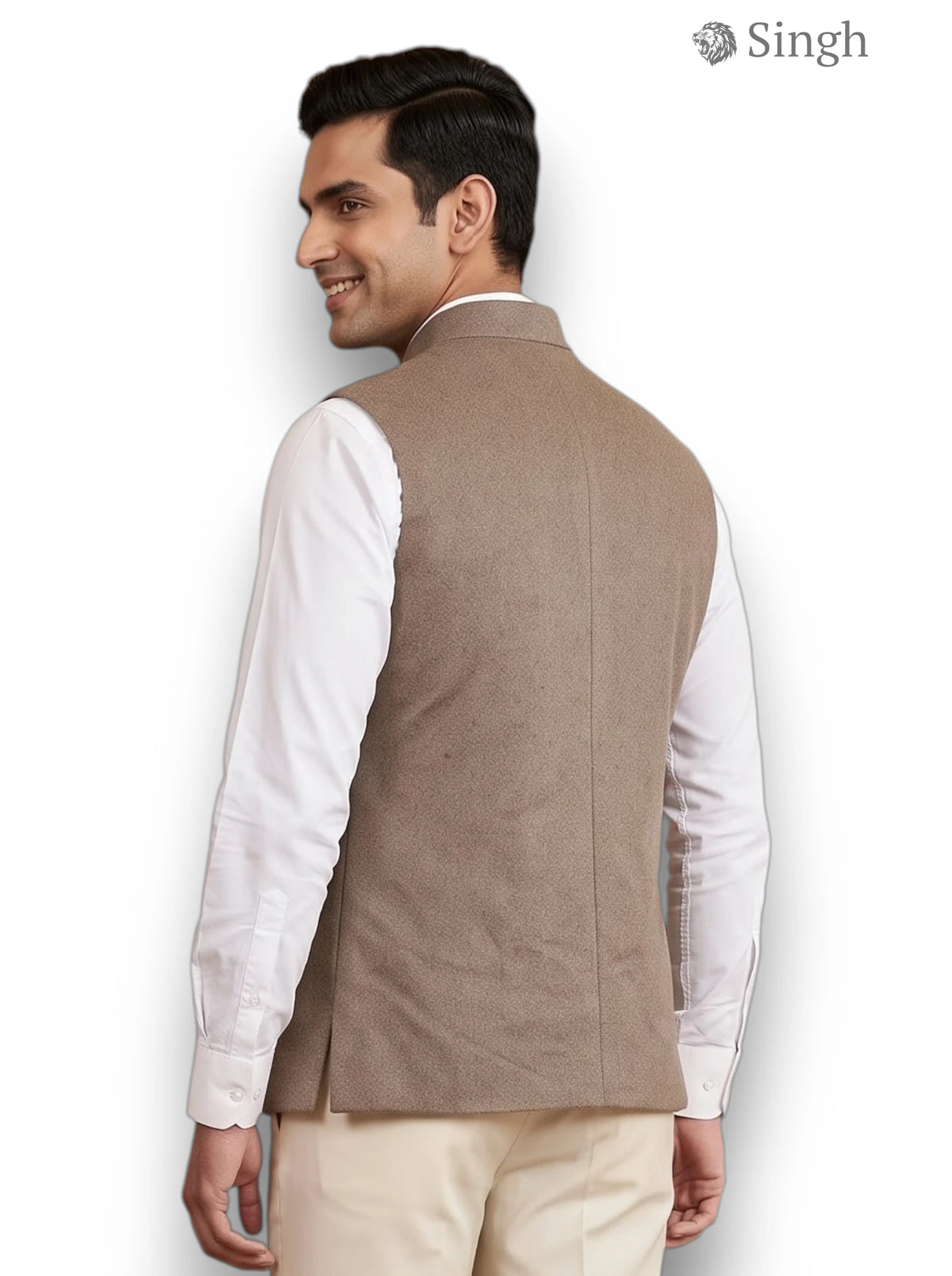 Singh Velvet Koti-20-5023-6: Luxury Wedding Vest