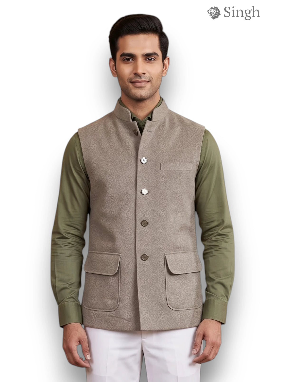 Singh Velvet Koti-20-5023-6: Luxury Wedding Vest