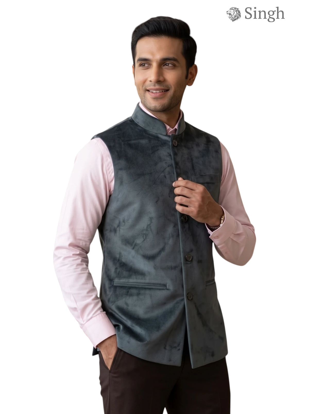 Singh Velvet Koti-5060-13 for Regal Weddings