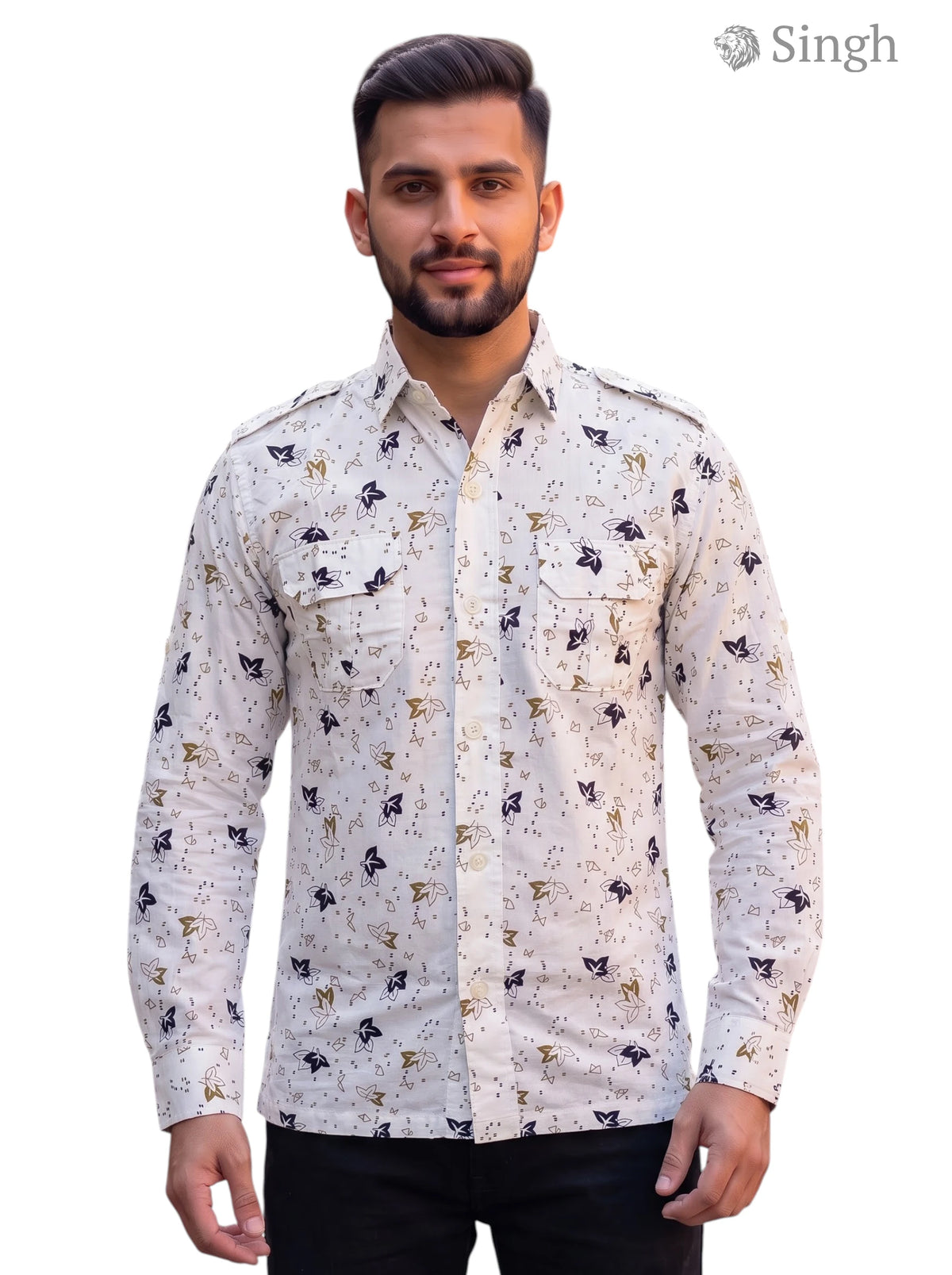 Singh Hunting Shirts-1308-281: Regal Style for Men