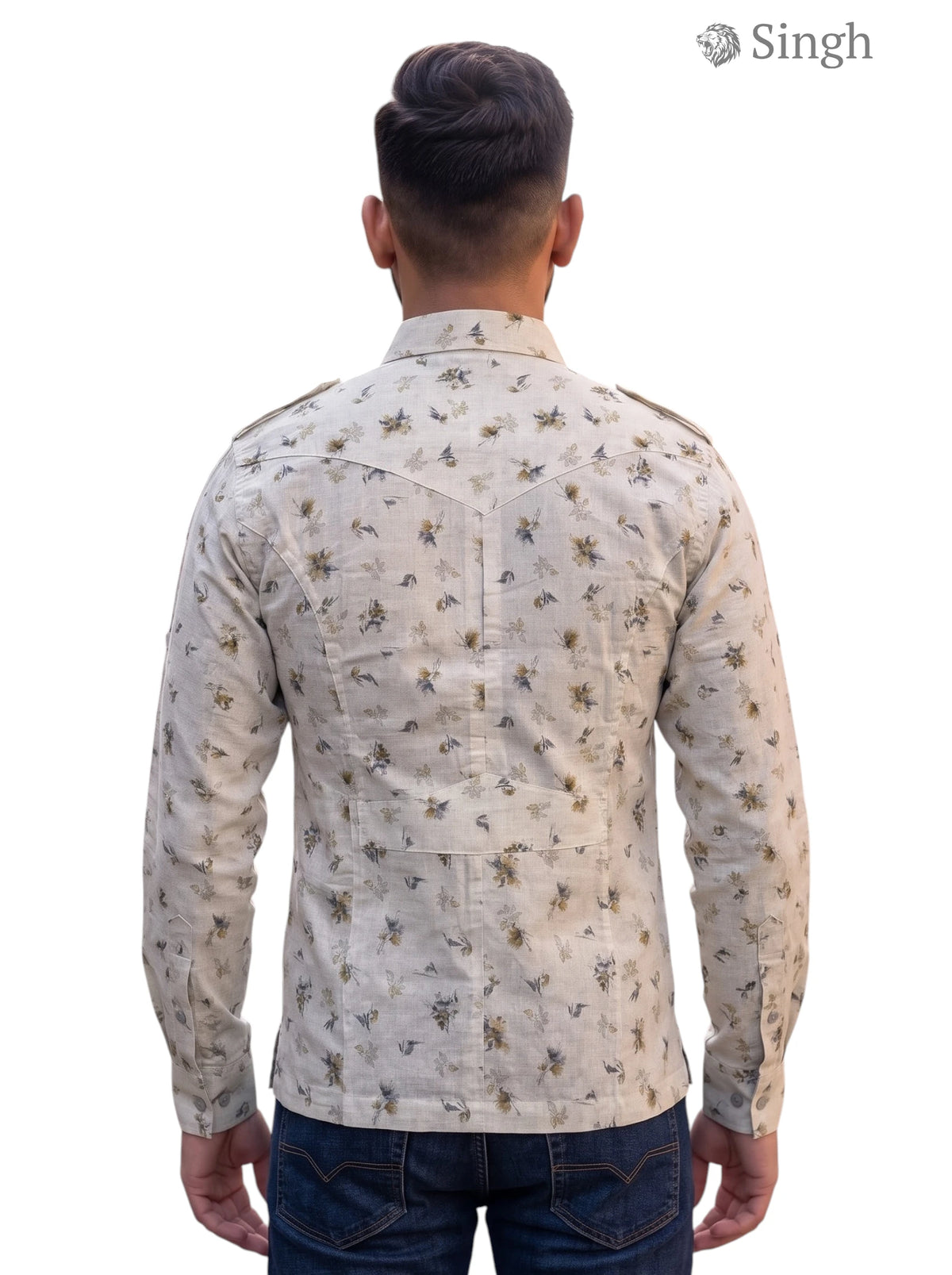 Singh Hunting Shirts-1308-263 Premium Ethnic Style