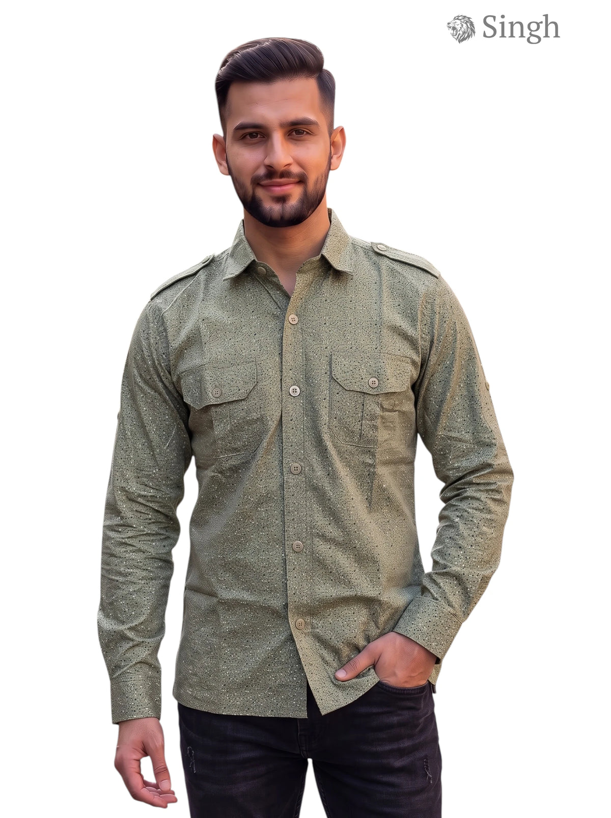 Singh Hunting Shirts-1308-260 Premium Ethnic Elegance