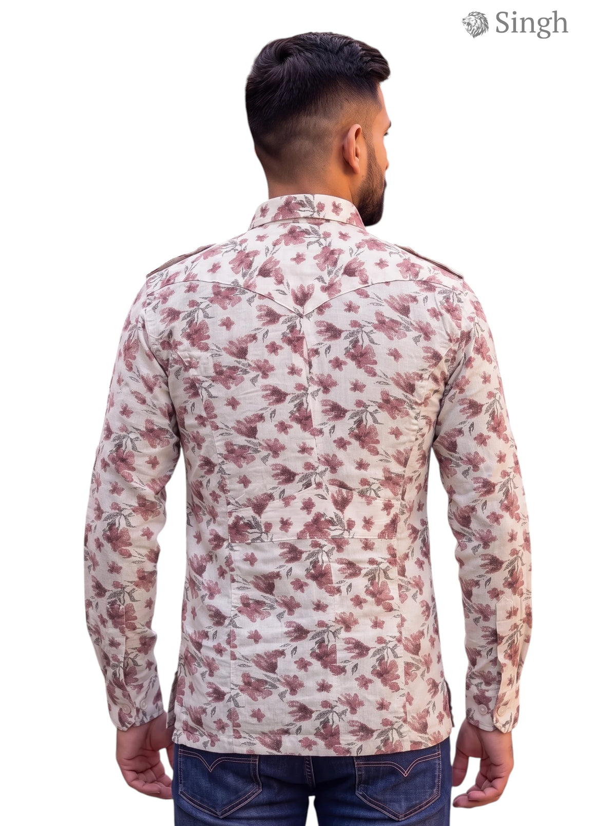 Singh Hunting Shirts-1308-306 Regal Ethnic Elegance
