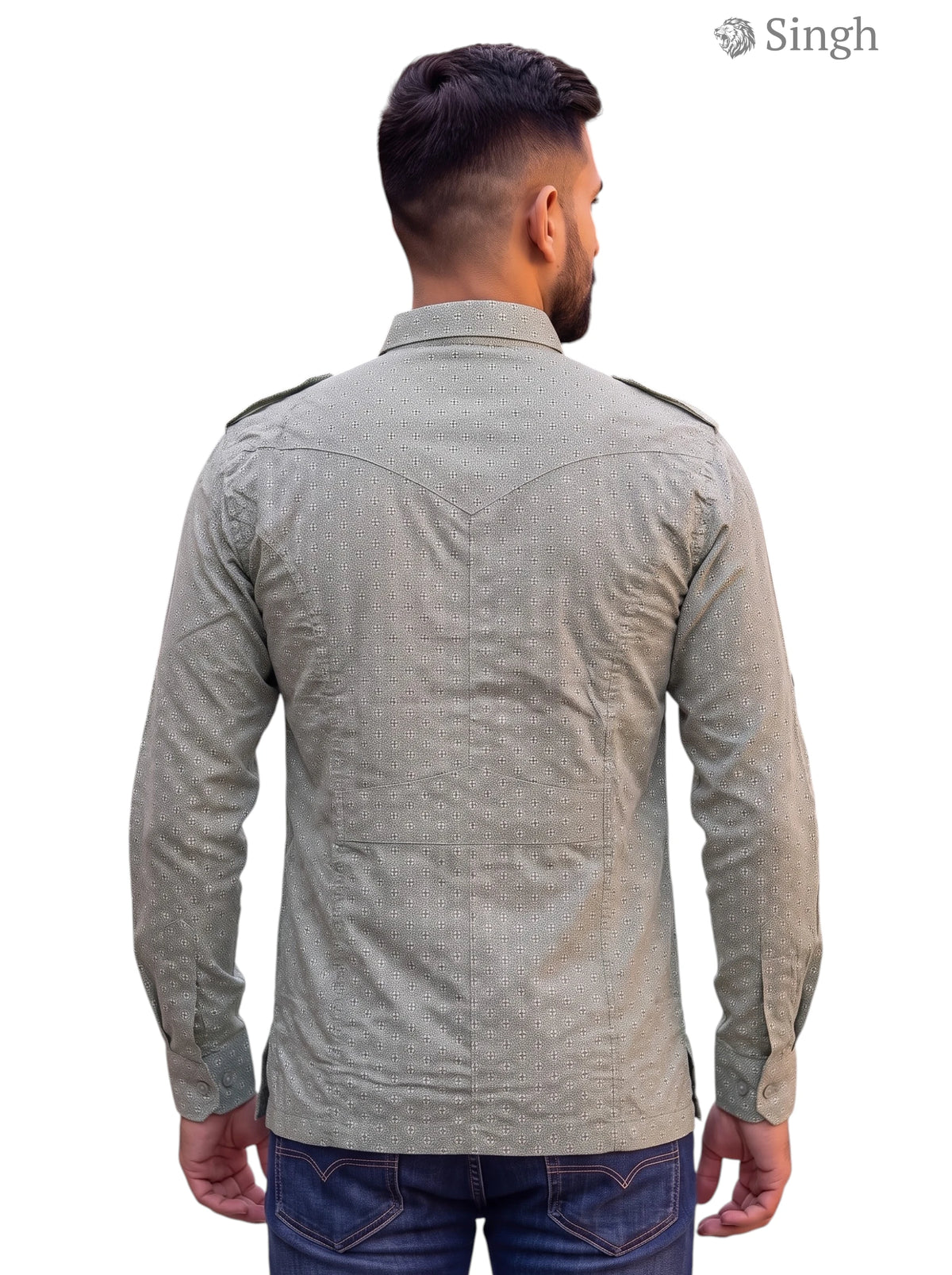 Singh Hunting Shirts-1308-279: Premium Ethnic Elegance