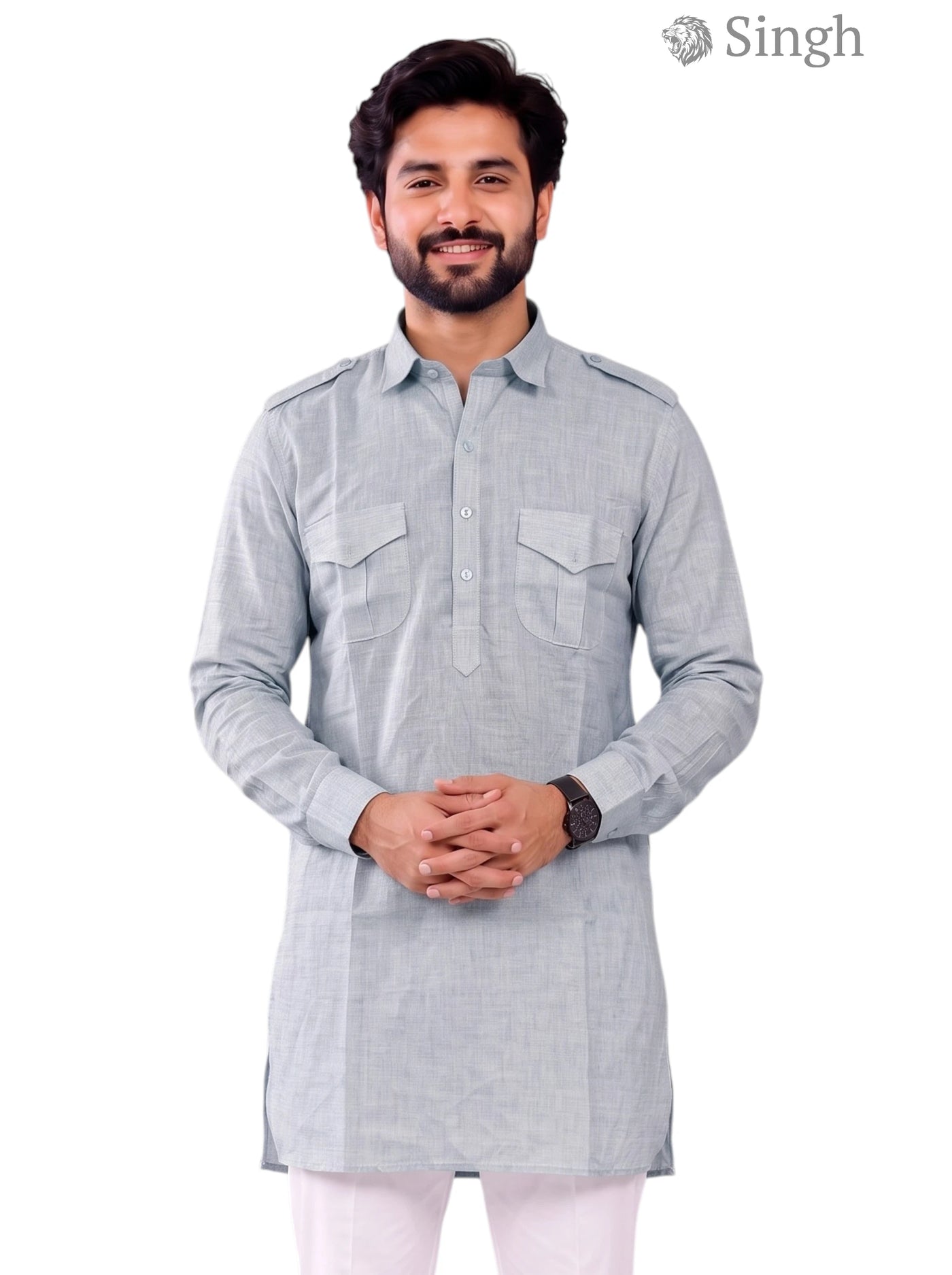Singh JK FULL-10-102-3 Men's Kurta for Royal Occasions