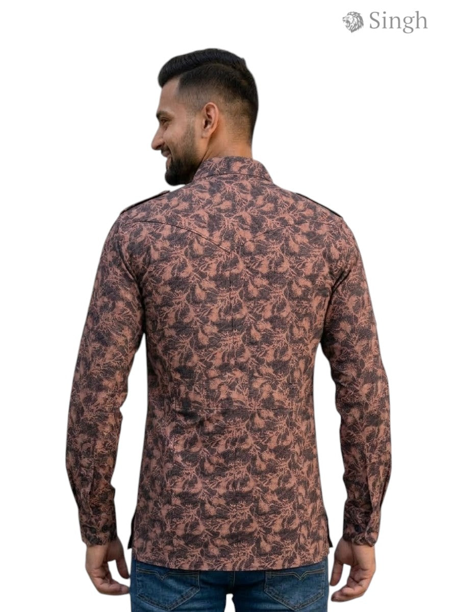 Singh Hunting Shirts-1308-370: Regal Elegance for Men