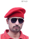 Singh Men's Beret Cap (Cotton)- Premium Royal Style