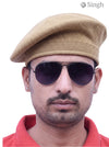 Singh Men's Beret Cap (Cotton)- Premium Royal Style
