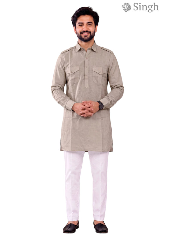 Singh JK FULL-10-102-3 Men's Kurta for Royal Occasions