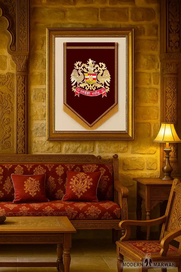 Rathore Logo – Royal Flag for Wedding & Home Decoration