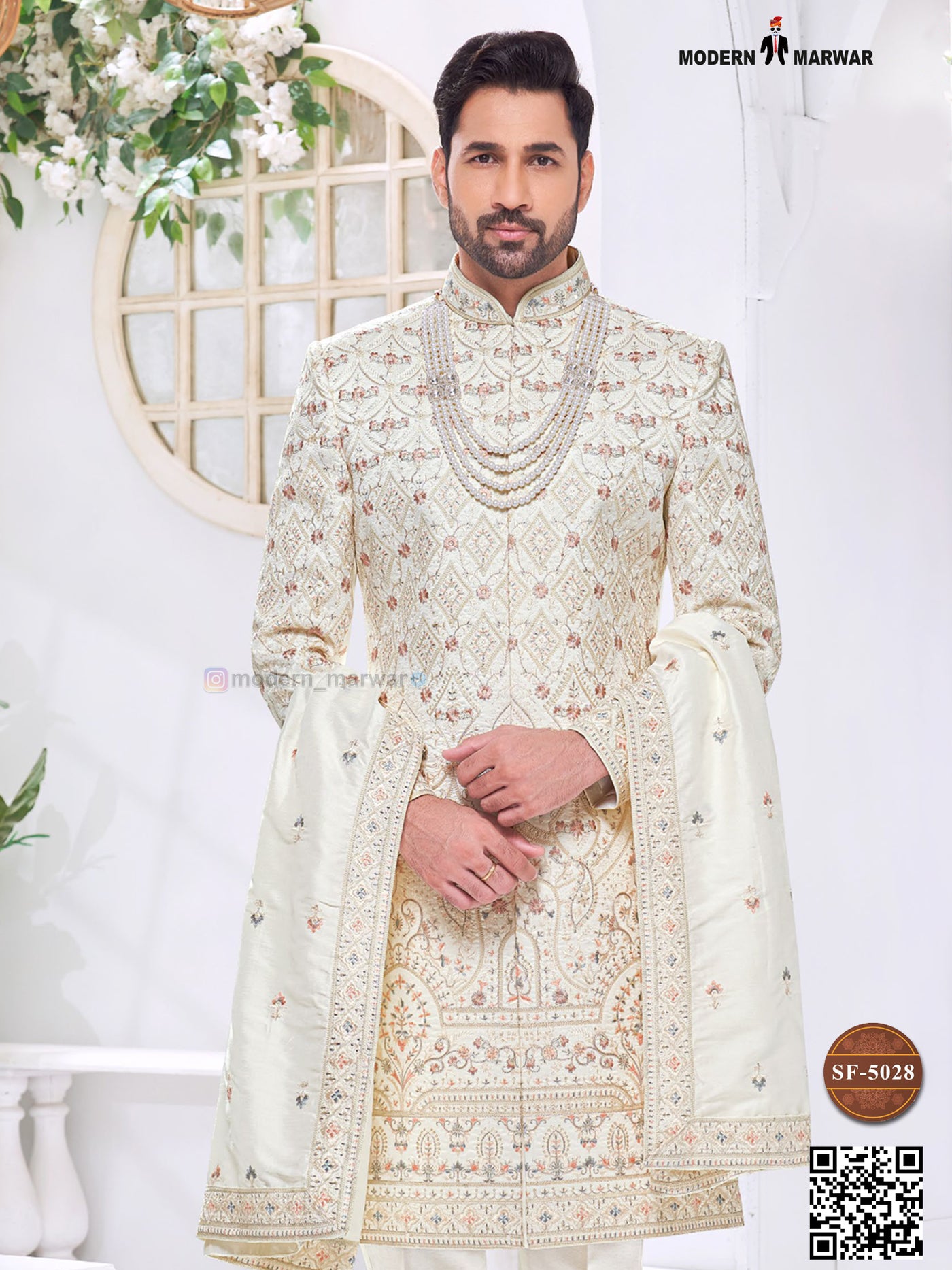Wedding Groom Sherwani Combo SF-5028