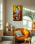 Bal Krishna (Baby) Religious Photo Frame Crystal Glossy