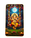 Ganesh Ji Photo Frame Crystal Glossy